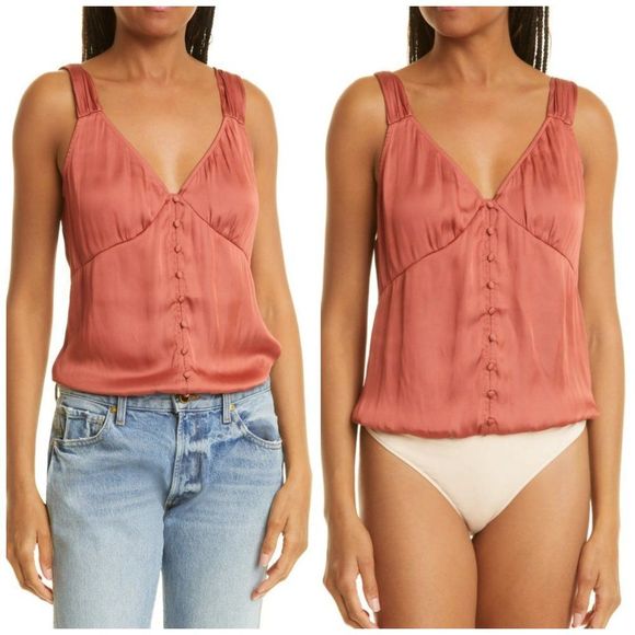 PAIGE Kessley Tank Bodysuit Muted Clay - Picture 2 of 11